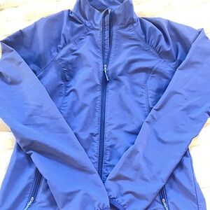 Blue/Purple Athletic Zip-Up Jacket